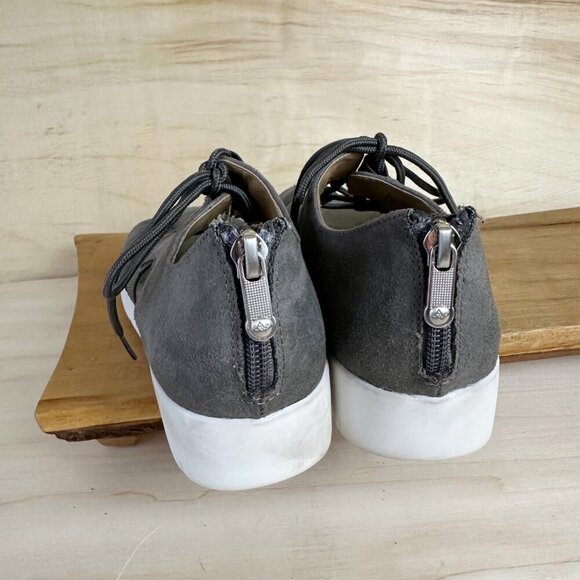 Adrienne Vittadini Sport Peggie Wedge Sandals Grey 7.5 - Picture 7 of 8